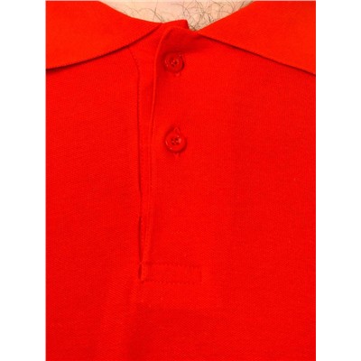 Рубашка поло мужская Мос Ян Текс цвет "Красный"  д/р