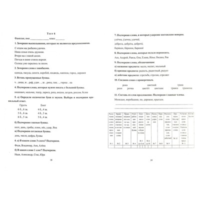 Русский язык. Математика. 1 класс: итоговая тестовая проверка знаний