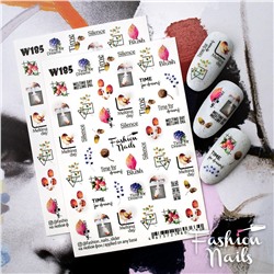 Fashion Nails, Слайдер-дизайн W185