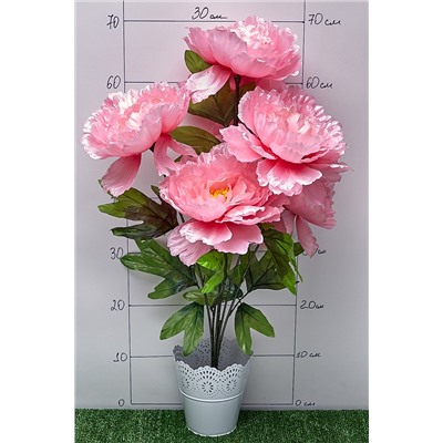 Букет цветов "Пионы" 70 см (SF-5084) в ассортименте