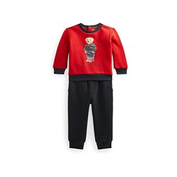 Polo Ralph Lauren Kids Polo Bear Fleece Sweatshirt & Pants Set (Infant)