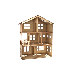 Кукольный домик трёхэтажный