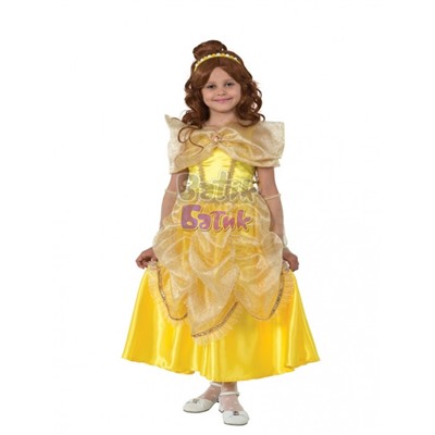 Детский карнавальный костюм Принцесса Белль (текстиль) 7062 Дисней