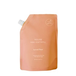 Жидкое мыло для рук с пребиотиками и Алоэ Вера Таинственный закат, HAND SOAP SUNSET FLEUR, HAAN, 350 мл (мягкая упаковка)