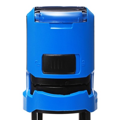 Оснастка для круглой печати автоматическая Trodat PRINTY 4630, диаметр 30 мм, с крышкой, корпус синий