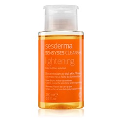 Sesderma Sensyses Cleanser Lightening Липосомальный лосьон для снятия макияжа для пигментированной и тусклой кожи 200 мл