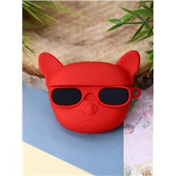 Чехол для AirPods 3 "Cool dog", red