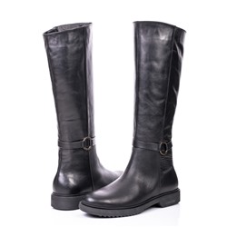 Женские кожаные сапоги Tacchi Grande TG4121 1V Черный: Под заказ