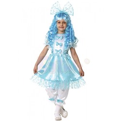 Детский карнавальный костюм Мальвина (текстиль) 7025