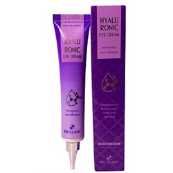 Крем для век увлажняющий с гиалуроновой кислотой Eye Cream Hualuronic, 3W Clinic 40 мл