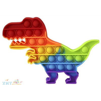 POP IT antistress Сенсорная игрушка с пузырьками Динозаврик / Вечная пупырка, popit_dino