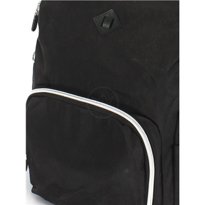 Рюкзак жен текстиль CF-8537,  2отд,  3внут+3внеш/ карм,  черный 252620