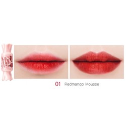 Тинт-мусс для губ Конфетка Mousse Candy Tint, оттенок 01 Redmango, THE SAEM   8 г