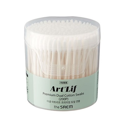 Палочки ватные Art'Lif Premium Dual Cotton Swabs, THE SAEM, 200 шт.