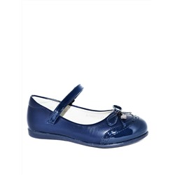 Туфли для девочек B-1424-A, темно-синий
