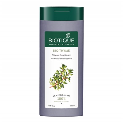 Biotique Bio Thyme Volume Conditioner for Fine & Thinning Hair 180ml / Био Кондиционер для Объема Волос с Тимьяном 180мл