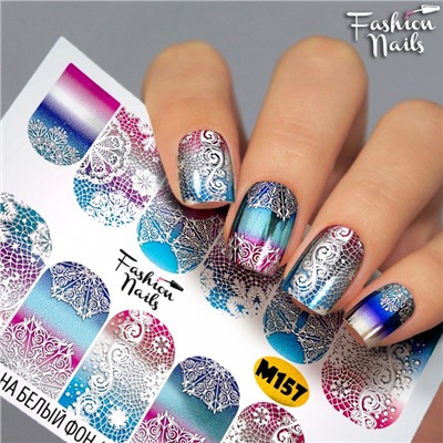 Fashion Nails, Слайдер-дизайн M157