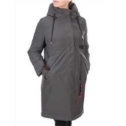 21-967 DARK GRAY Пальто зимнее женское AIKESDFRS (200 гр. холлофайбера) размер 52