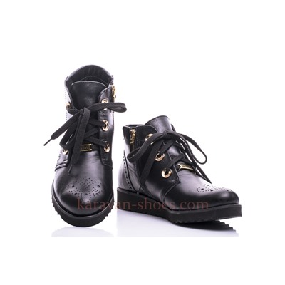 Женские кожаные ботинки Shik Shoes Shik1230 Черный: Под заказ