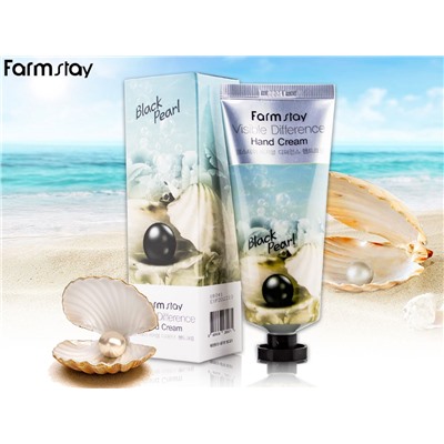 FarmStay Крем для рук с Черным жемчугом Hand Cream Black Pearl (0471), 100 г