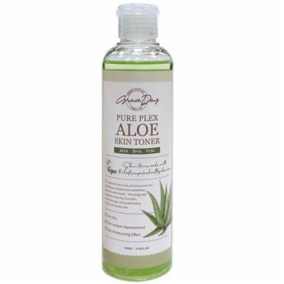 Тонер для лица с экстрактом алоэ Pure Plex Aloe Skin Toner, Grace Day, 250 мл