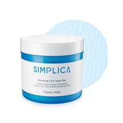 Simplica Blooming CICA Toner Pad 70P