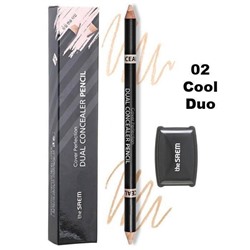 Карандаш-консилер для лица двойной Cover Perfection Dual Concealer Pencil 02 Cool Duo, THE SAEM, 2,5 г