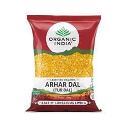 Архар Дал (500 г), Arhar Dal, произв. Organic India