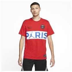 Nike, Paris Saint Germain x Jordan Woodmark T Shirt Mens