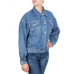 829 BLUE Куртка джинсовая женская (100% хлопок) размер XS- 44 российский