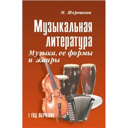 Музыкальная лит-ра: 1 год. Музыка, ее формы и жанр