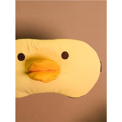 Маска для сна гелевая "Head duck", yellow