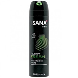 Део-спрей ISANA MEN Deospray Fresh/Свежесть /150мл