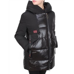YM2115 BLACK Куртка зимняя женская MAYYIYA (200 гр. холлофайбера) размер 50