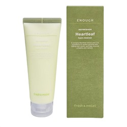 Пенка для умывания с экстрактом центеллы и хауттюйнии, Refresher Heartleaf Foam Cleanser, Enough, 100 мл