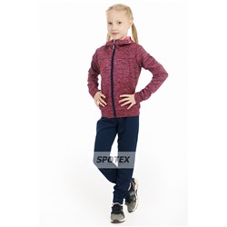 1Спортивный костюм детский  для девочки 170-2 ,бордовый эластан-стрейч