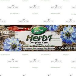 Зубная паста Dabur Herb'l Black Seed (с экстрактом черного тмина) + зубная щетка