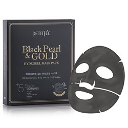 PETITFEE Black Pearl & Gold Гидро-гелевая маска