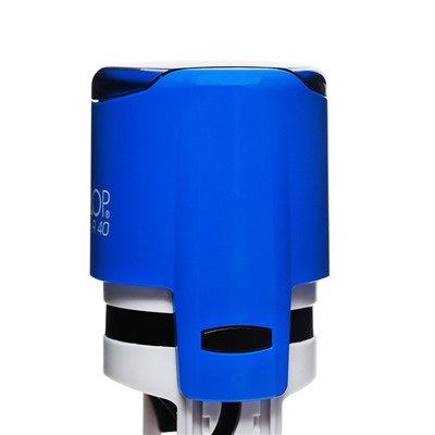 Оснастка для круглой печати автоматическая COLOP Printer R40, диаметр 41.5 мм, с крышкой, корпус синий