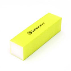 Блок-шлифовщик для ногтей желтый Yellow Sanding Block, Solomeya 1 шт