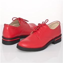 Женские кожаные туфли V.Arimany V1288 Красный: Под заказ