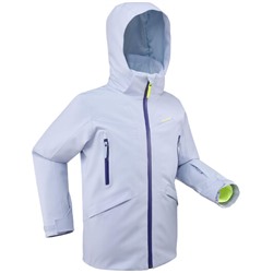 Куртка лыжная теплая водонепроницаемая для детей сиреневая 900 WEDZE