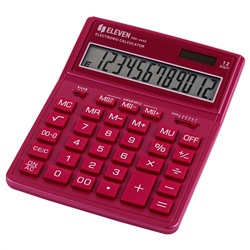 Калькулятор Eleven SDC-444X-PK 12 разрядов 155*204*33мм розовый/Китай