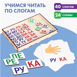 Дидактические игры и материалы «Учимся читать по слогам»