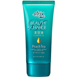 Крем для рук с косметической эссенцией с ароматом Персикового чая, Atrix Beauty Charge Peach Tea, Kao, 80 г