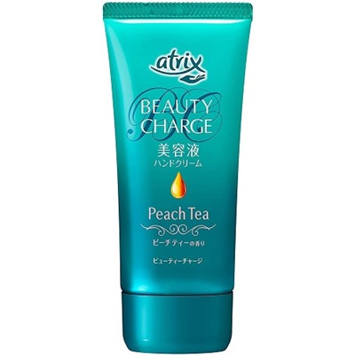 Крем для рук с косметической эссенцией с ароматом Персикового чая, Atrix Beauty Charge Peach Tea, Kao, 80 г