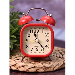 Часы-будильник «ClockSync», red (12,5х9,5 см)