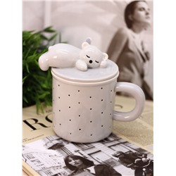 Кружка «Wake up the bear», grey (400 ml)