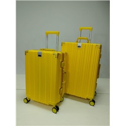 Набор из 2-х чемоданов, композит, алюминий, MIRONPAN   32416 Желтый