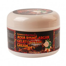 Крем паровой увлажняющий Milky Piggy Aqua Rising Argan Gelato Steam Cream, ELIZAVECCA 100 г